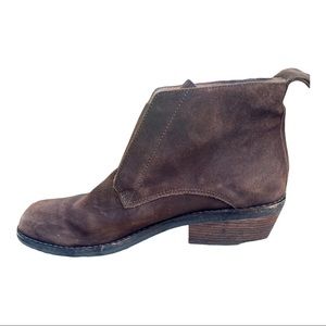 Eileen Fisher Brown Leather Ankle bootie